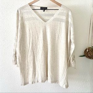 Angel linen blend top